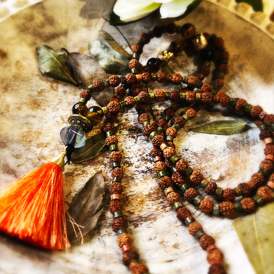 Japa Mala - Semillas de Rudraksha