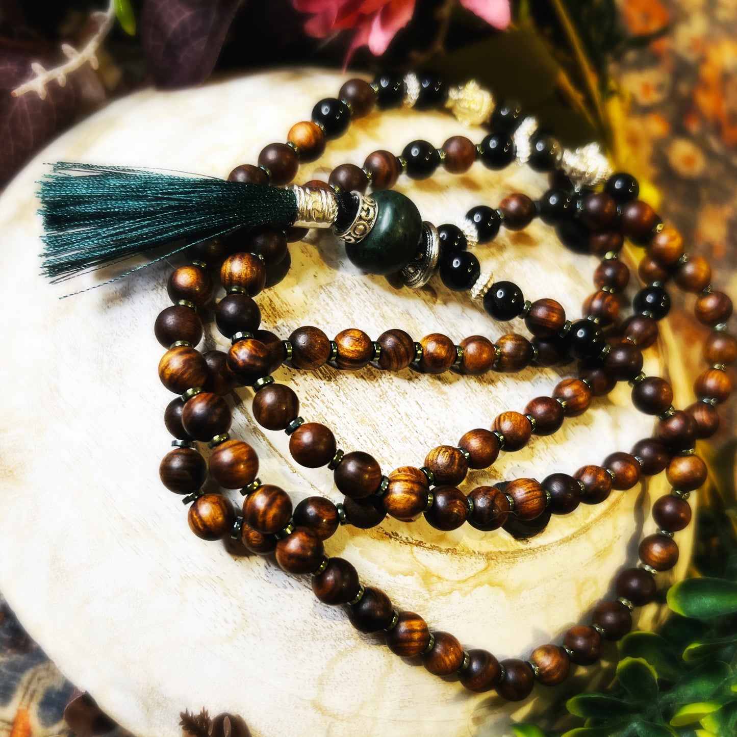 Japa Mala - Semillas y madera
