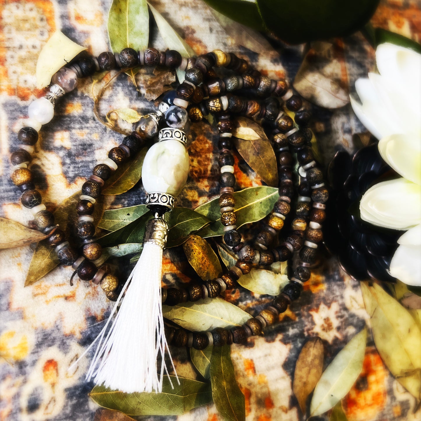 Japa Mala - Piedra labrada